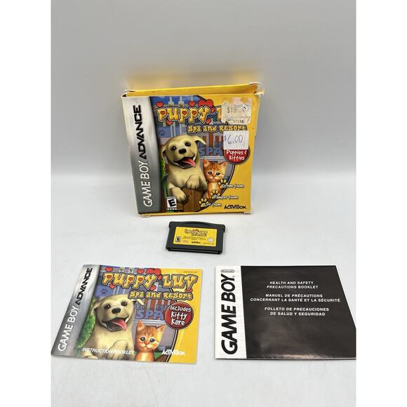 Puppy Luv Spa and Resort Nintendo Game Boy Advance CIB Authentic! - Picture 2 of 9